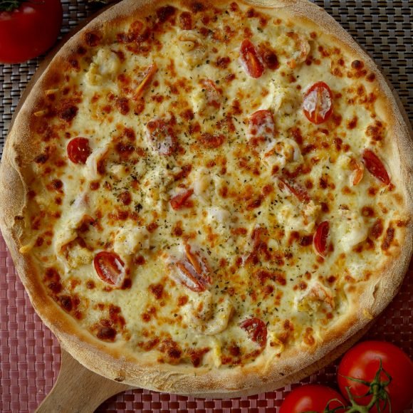 Pizza Camaron Bianco 1 Camaron bianca